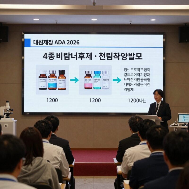 대원제약 비만치료제 4중작용제 주목 1 대원제약 ADA 2026 4중 비만치료제 전임상 발표 및 콘드로이친킹 1200 제품