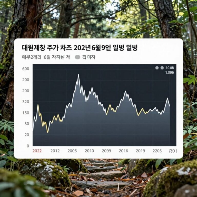 대원제약 주가 차트 2026년 6월 9일 기준 일봉 차트