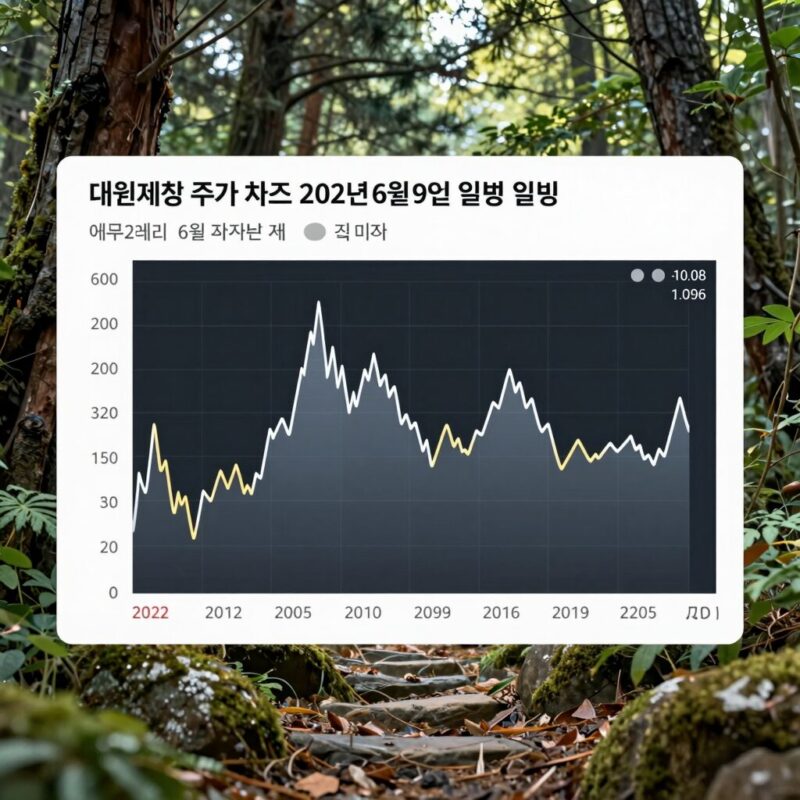 대원제약 주가 2026년 6월 동향과 전망 1 대원제약 주가 차트 2026년 6월 9일 기준 일봉 차트
