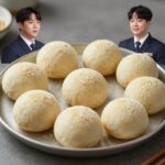생활의달인 단팥빵 우승작 정형태 달인의 쌀단팥빵이 담긴 접시 사진