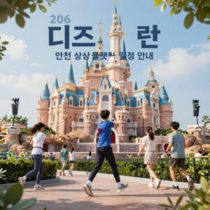 2026 디즈니런 공식 포스터 인천 상상플랫폼 일정 안내
