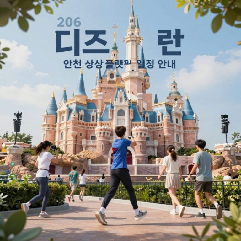 2026 디즈니런 공식 포스터 인천 상상플랫폼 일정 안내