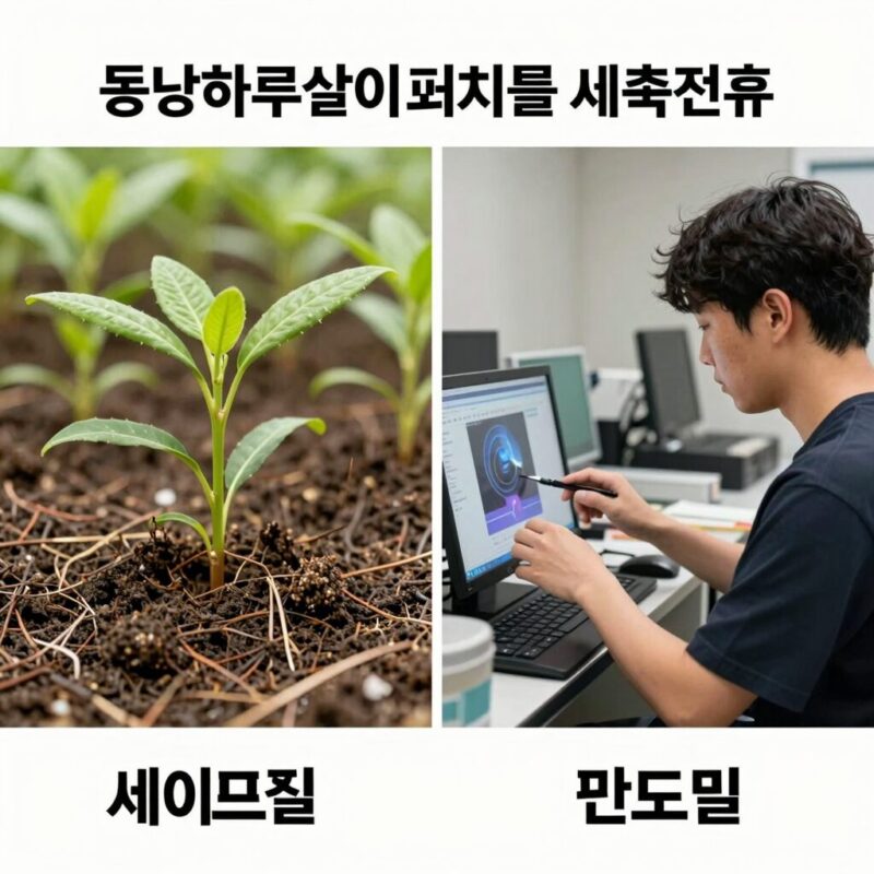 하루살이퇴치 효과적인 해결책 1 동양하루살이 퇴치를 위한 세이프킬 제품 사용 전후 비교