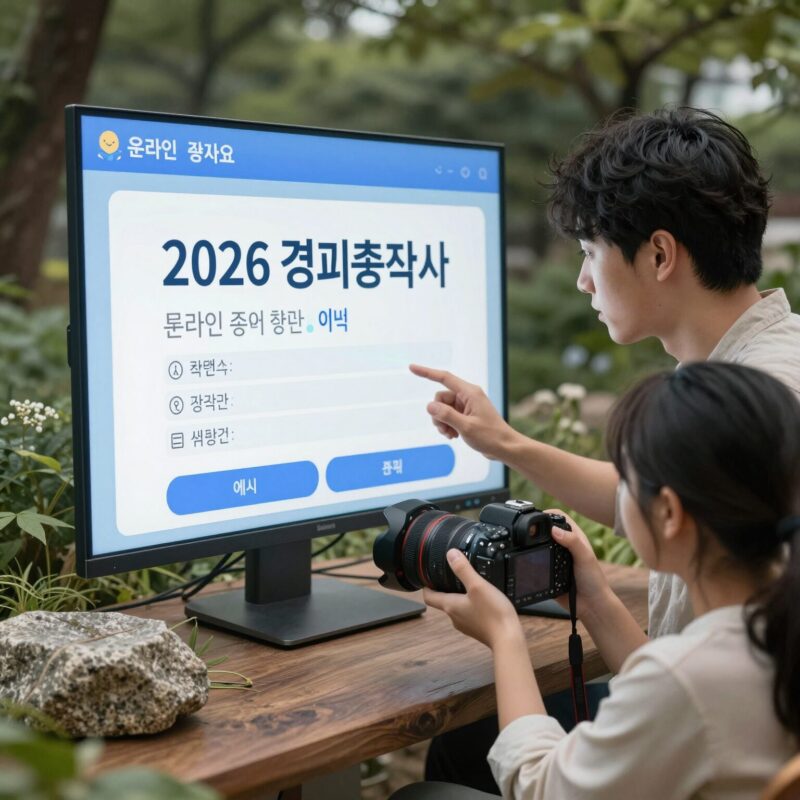 2026 경제총조사 온라인 조사 참여 화면 예시