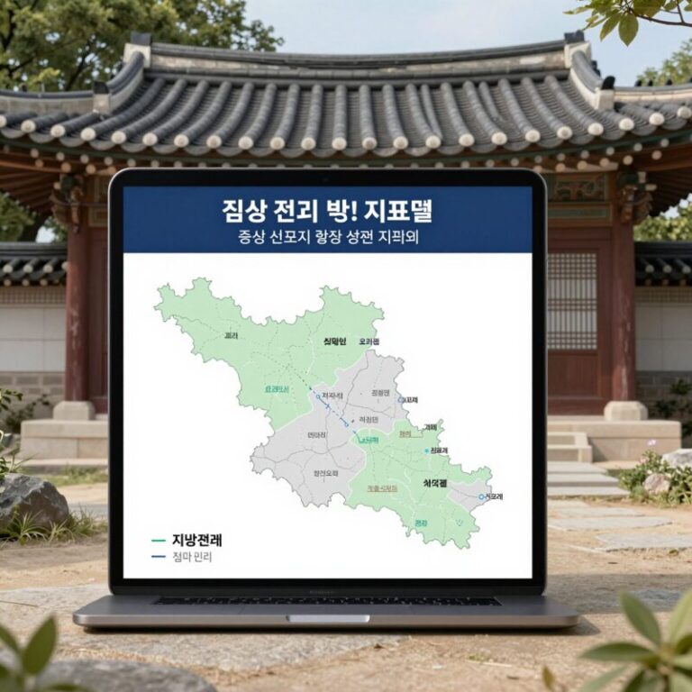 지방선거 결과 개표율과 득표율을 실시간으로 확인하는 중앙선관위 시스템 화면과 집값 정치 성향 지도 예시
