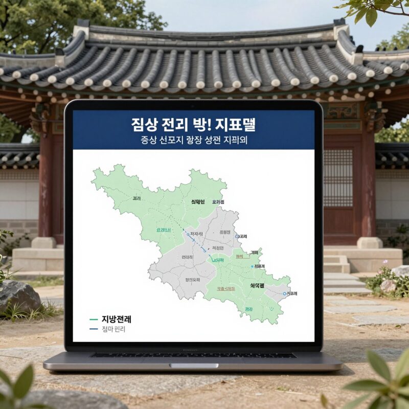 지방선거 결과 개표율과 득표율을 실시간으로 확인하는 중앙선관위 시스템 화면과 집값 정치 성향 지도 예시