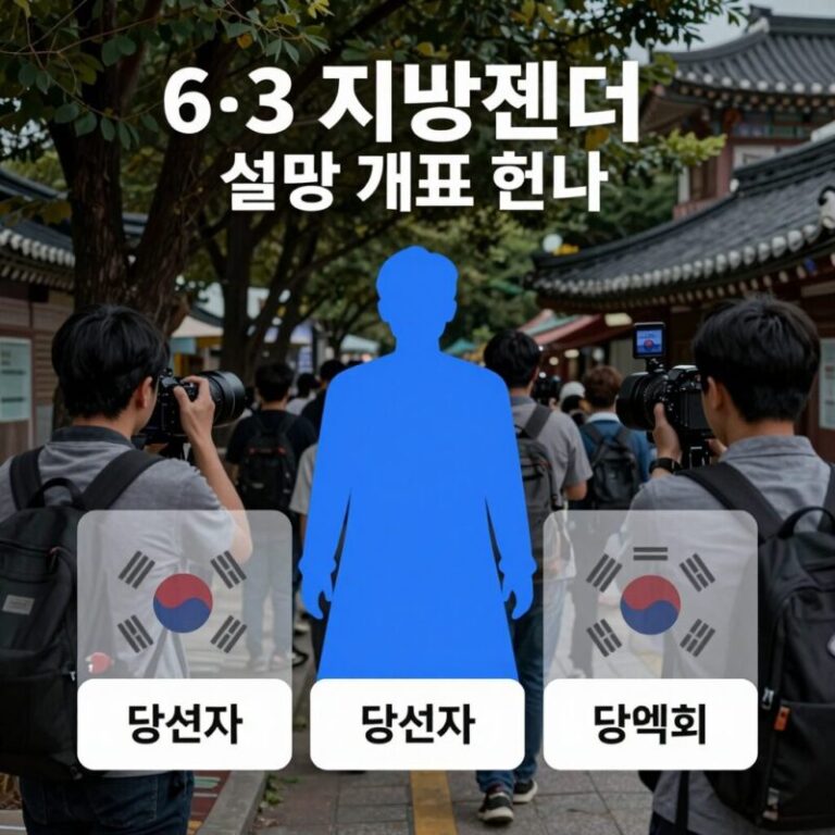 6·3 지방선거 실시간 개표 현황 그래프와 당선자 정보