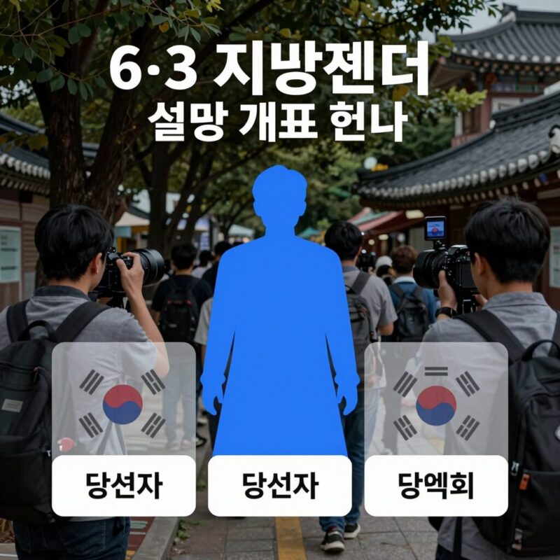 6·3 지방선거 실시간 개표 현황 그래프와 당선자 정보