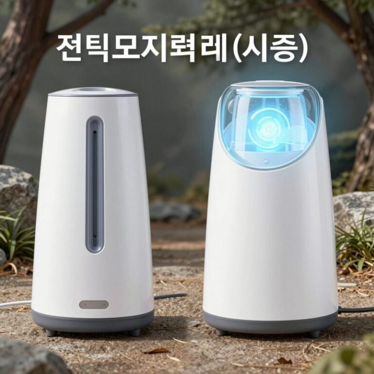 전기모기퇴치기 디자인과 기능 비교 이미지