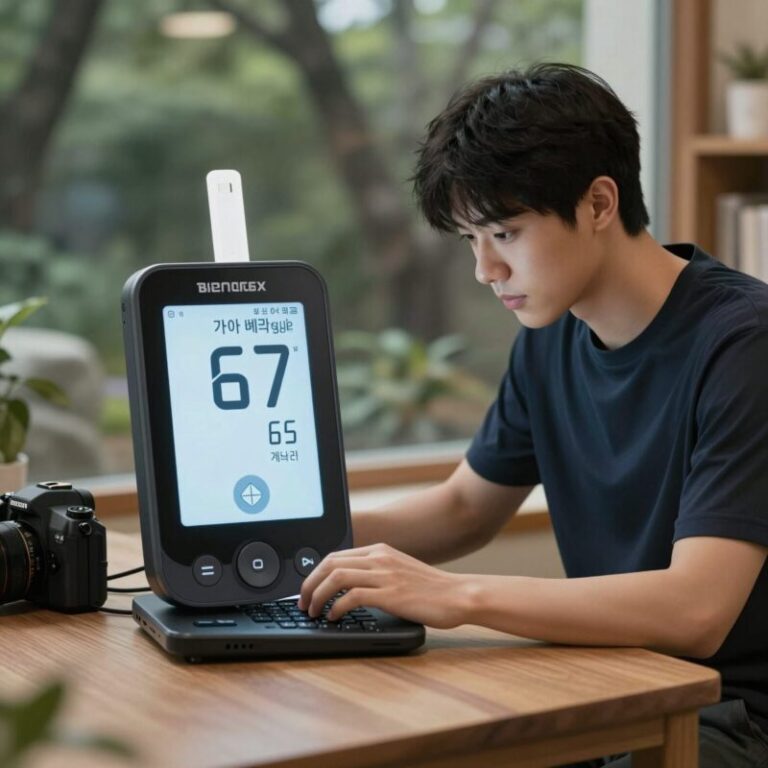 혈당 관리와 게이밍을 동시에 만족시키는 두 가지 G7 제품 실사용 이미지