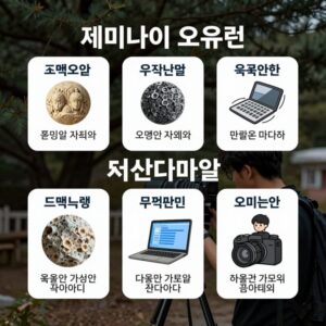 제미나이 오류 유형과 원인을 표시한 인포그래픽