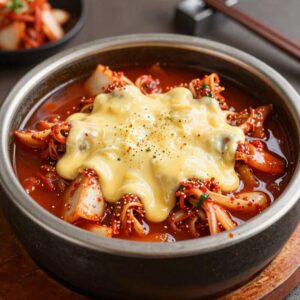 공주 북경탕수육 김피탕 원조 메뉴 사진으로 치즈와 김치 탕수육이 담긴 모습