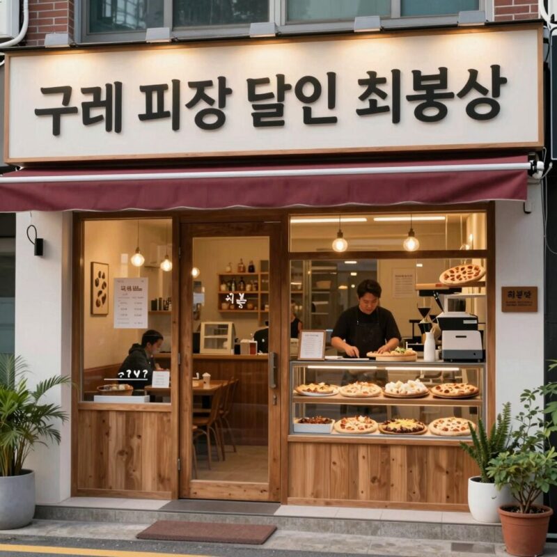 구례피자달인 봉성피자 포장 맛집 정보 1 구례 피자 달인 최봉성의 봉성피자 매장 전경