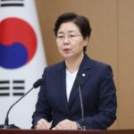 한성숙 총리 후보 프로필과 지명 배경 한성숙 국무총리 후보자가 인사말을 하고 있다.