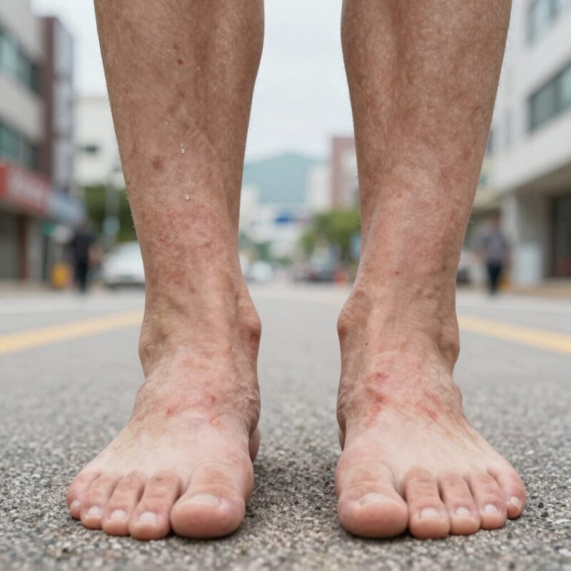 수족구 증상으로 입안 물집과 손발 발진