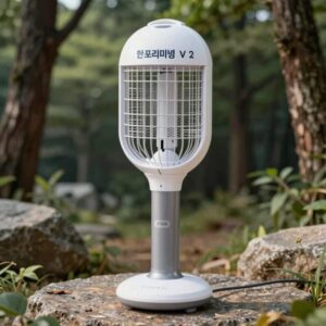 한일 프리미엄 V2 전기모기채 180도 회전형 헤드 클로즈업