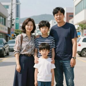 홍명보 감독 가족 사진 부인 조수미와 두 아들