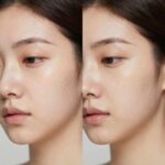 하이드레이션 뜻 제대로 알기 피부 하이드레이션 상태를 비교한 이미지로 왼쪽은 건조한 피부 오른쪽은 수분이 충분한 건강한 피부