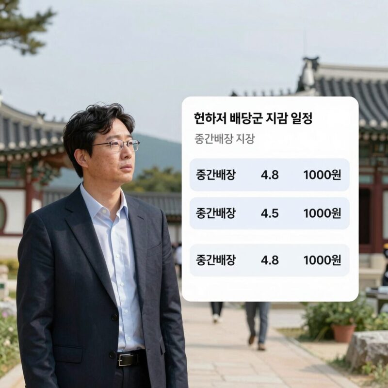 현대차 중간배당 1000원 의미 1 현대차 배당금 지급 일정과 중간배당 1000원 의미
