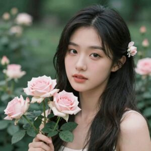 6월 대표 탄생화인 수국과 장미가 함께 있는 이미지