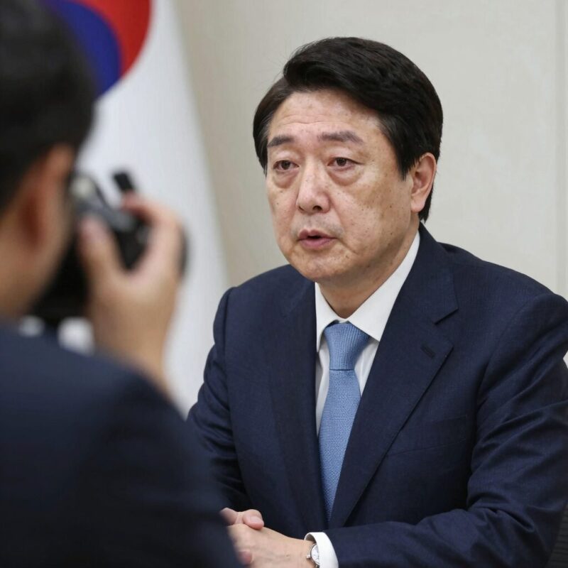 강훈식 차기 국무총리 내정자, 이재명 대통령과 대화 중인 사진
