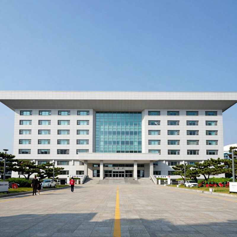 대한축구협회 본관 건물 전경