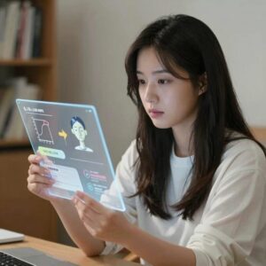 김민솔의 생산성 향상법을 설명하는 일러스트