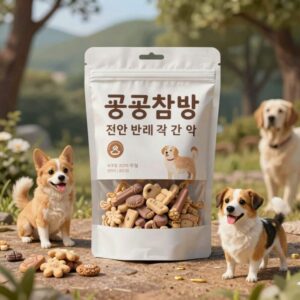 콩콩팜팜 천연 반려견 간식 제품 사진
