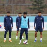 미국 유타주 고지대에서 훈련 중인 대한민국 축구 대표팀 선수들 모습