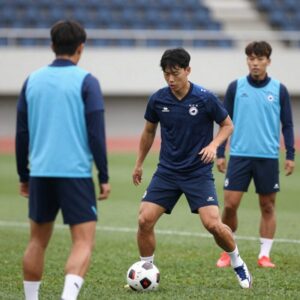 한국 대표팀 체코전 훈련 모습