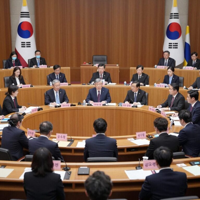 국회 본회의장에서 국무총리 임명동의안 표결 장면