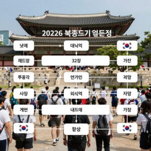 2026 북중미 월드컵 32강 대진표와 대한민국 진출 가능 경로