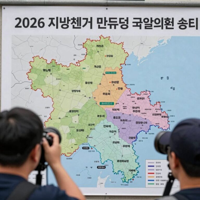 2026 지방선거 민주당 국민의힘 승리 지역 지도 자세히 보기