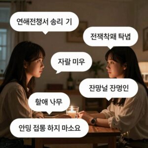 연애전쟁에서 승리하기 위한 전략적 대화 방법과 균형 잡힌 관계 유지 팁