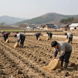 2026년 망종 모내기 풍경 농부들이 논에서 모를 심고 있다