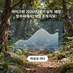 마이크론 2026년 3분기 실적 그래프 및 주요 지표