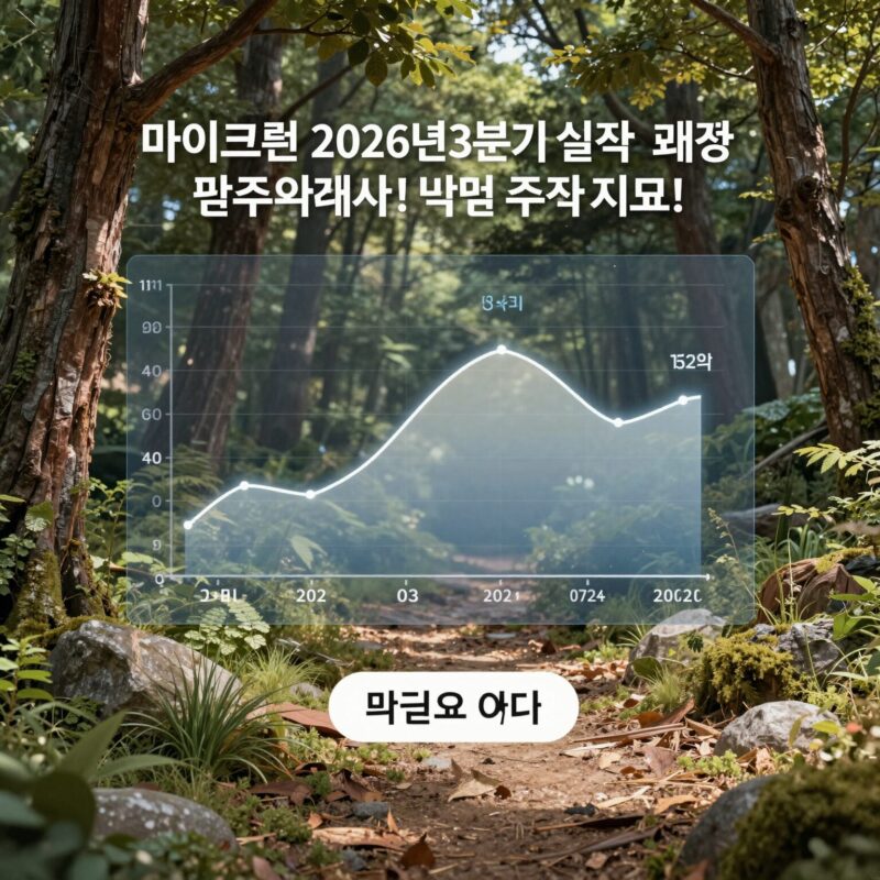 마이크론 2026년 3분기 실적 그래프 및 주요 지표