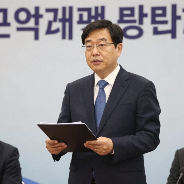 오석진 대전교육감 예비후보가 교육정책 발표회에서 연설하고 있는 모습