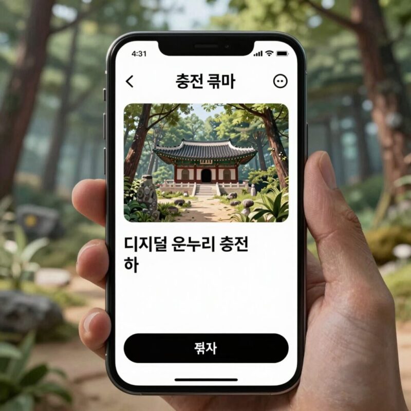 디지털 온누리 상품권 10% 할인 사용법 1 디지털 온누리 앱 충전 화면 예시