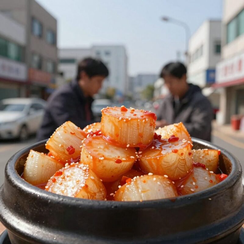 간장 감자조림 완성 사진