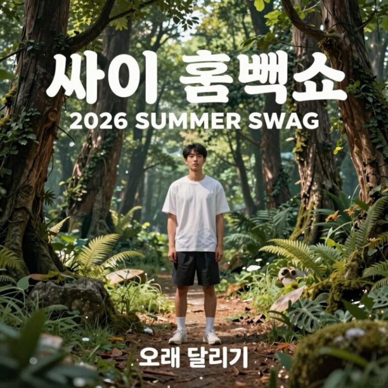 싸이 흠뻑쇼 2026 SUMMER SWAG 오래 달리기 콘셉트 포스터