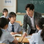 참교육 드라마에서 교사가 학생과 대화하는 장면