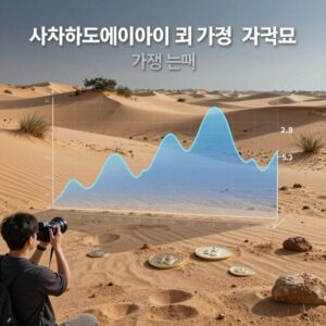 사하라에이아이 코인 가격 급락 차트 분석