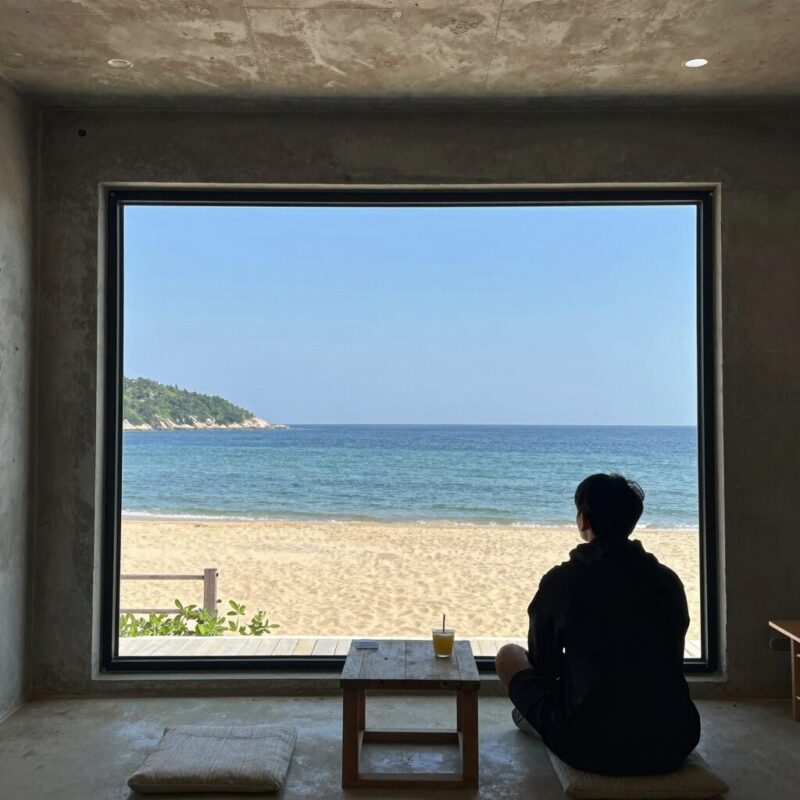 삼척 용화해수욕장 앞 독채 펜션 오션뷰 풍경