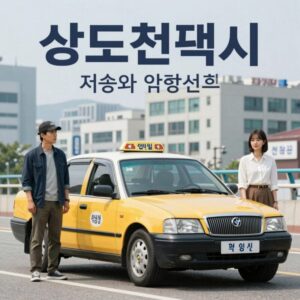 삼도천택시 드라마 포스터 저승과 현실을 연결하는 택시 이미지