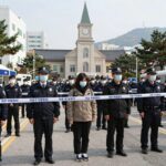 서울 성북구 사랑제일교회 경찰 압수수색 현장