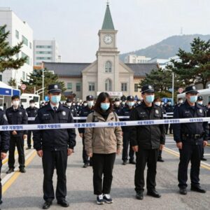 서울 성북구 사랑제일교회 경찰 압수수색 현장