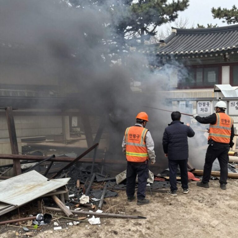 인천 서구 화재 현장 사진