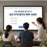 서울시 9급 공무원 필기시험 실시간 채점 및 합격선 예측 서비스 화면