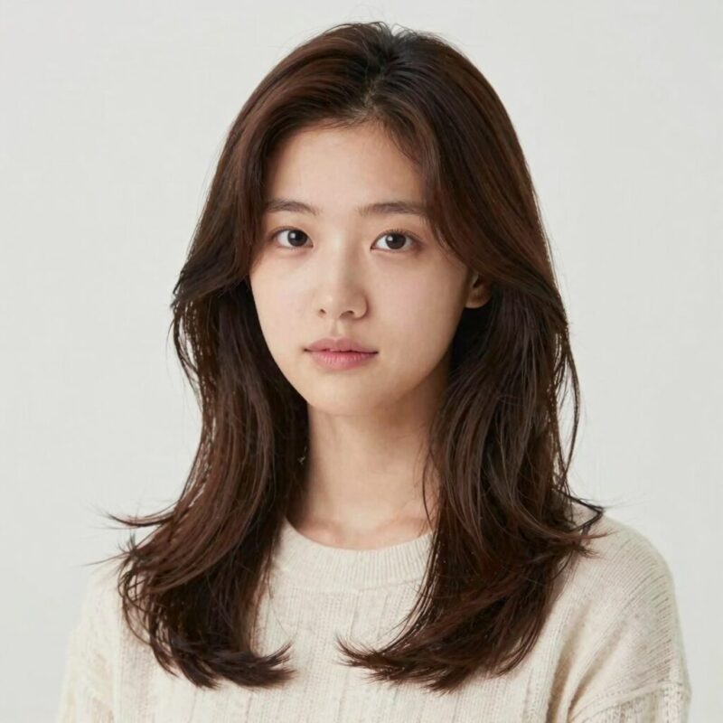 신민아 중단발 히피펌 스타일 1 신민아 중단발 히피펌 스타일, 자연스러운 웨이브와 어깨선 기장이 돋보이는 모습